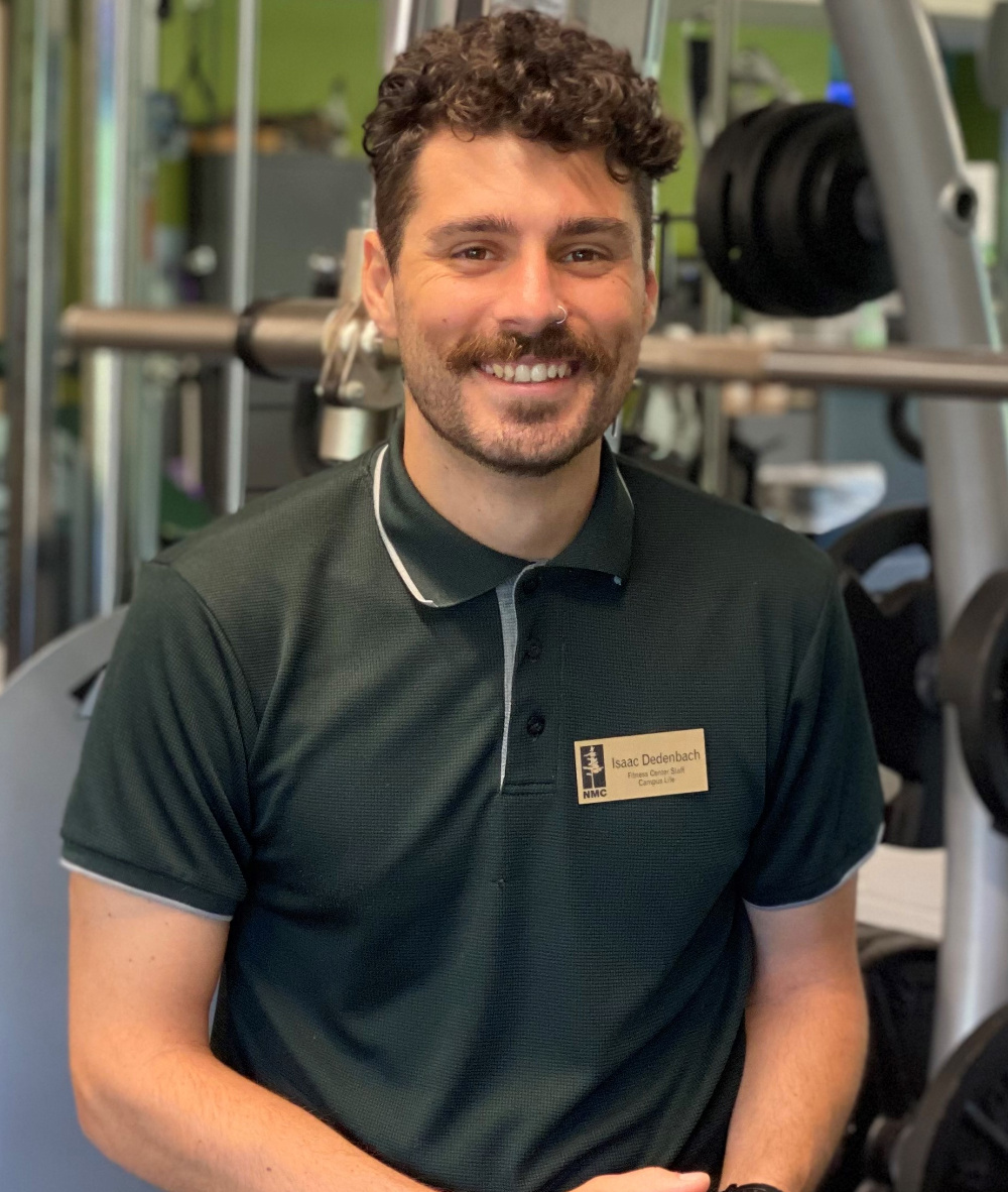 Personal trainer at NMC, Dedenbach pushes himself to learn more, has goal set on master's degree from GVSU